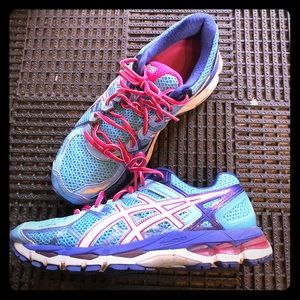 Woman’s ASICS running shoe
